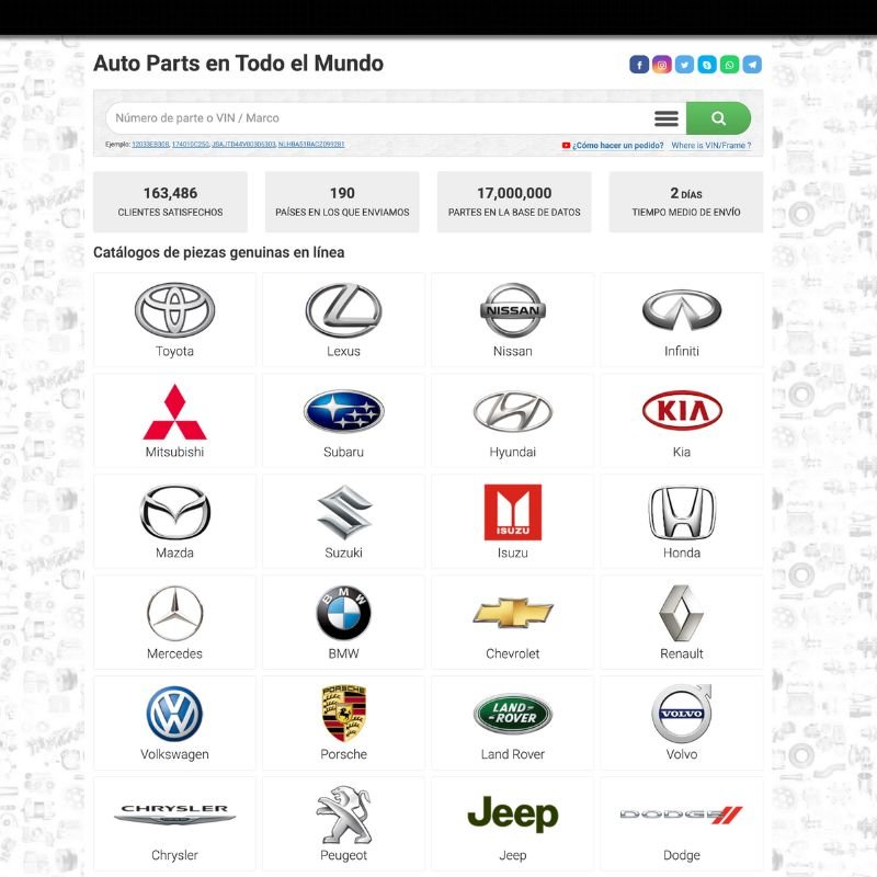 Buscador de piezas 4x4 Partsouq